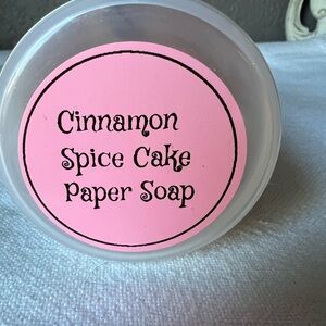 Cinnamon Spice Cake Paper Soap